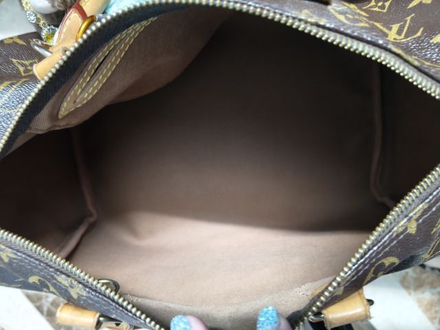  กระเป๋า LV Speedy 30 monogram ของแท้ รูปที่ 10