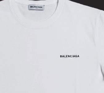 Balenciaga Logo-print Cotton-jersey T-shirt รูปที่ 4