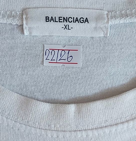 Balenciaga Logo-print Cotton-jersey T-shirt รูปที่ 2