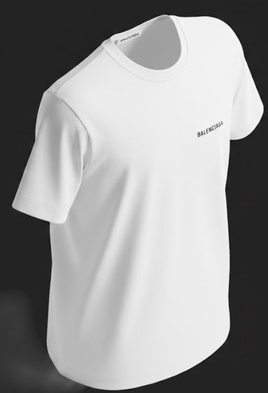 Balenciaga Logo-print Cotton-jersey T-shirt รูปที่ 6