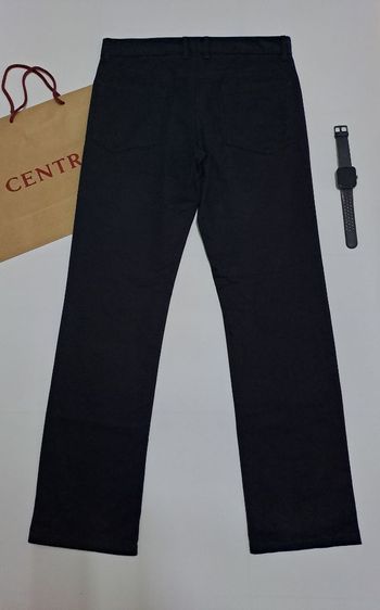 กางเกงสแลคขายาวสีดำ ผ้าคอตต้อลยีนส์ แบรนด์ Era-won‼️ รูปที่ 2