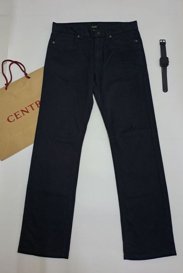 M อื่นๆ กางเกงสแลคขายาวสีดำ ผ้าคอตต้อลยีนส์ แบรนด์ Era-won‼️