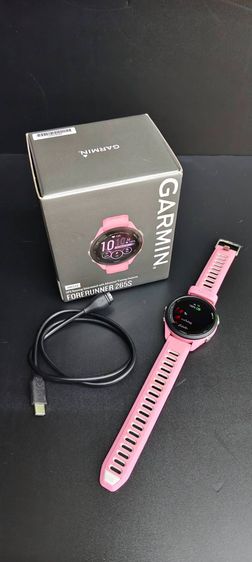 Garmin Forerunner 265S AMOLED สีชมพู GPS Smartwatch ฟิตเนสครบ กล่องครบ สภาพใหม่เอี่ยม รูปที่ 11