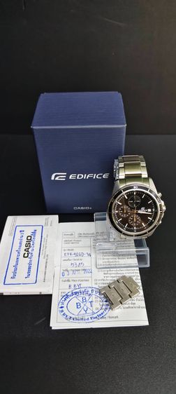 Casio Edifice Chronograph รุ่น EFR-526D-1AV นาฬิกาผู้ชาย สายสแตนเลส ครบกล่อง ใบรับประกัน รูปที่ 2