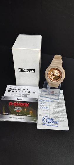 G-SHOCK รุ่น GMA-S2100MD-4ADR สีเบจหน้าปัดทอง Rose Gold ครบกล่อง ใบรับประกัน รูปที่ 7