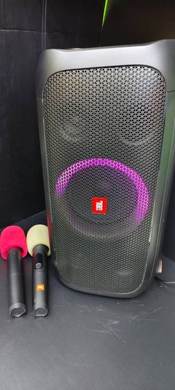 JBL PartyBox On-The-Go พร้อมไมค์ไร้สายคู่ แท้ เสียงแน่น ปาร์ตี้ครบชุด