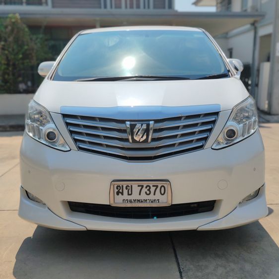 Toyota Alphard 2012 2.4 V Utility-car เบนซิน ไม่ติดแก๊ส เกียร์อัตโนมัติ ขาว รูปที่ 4