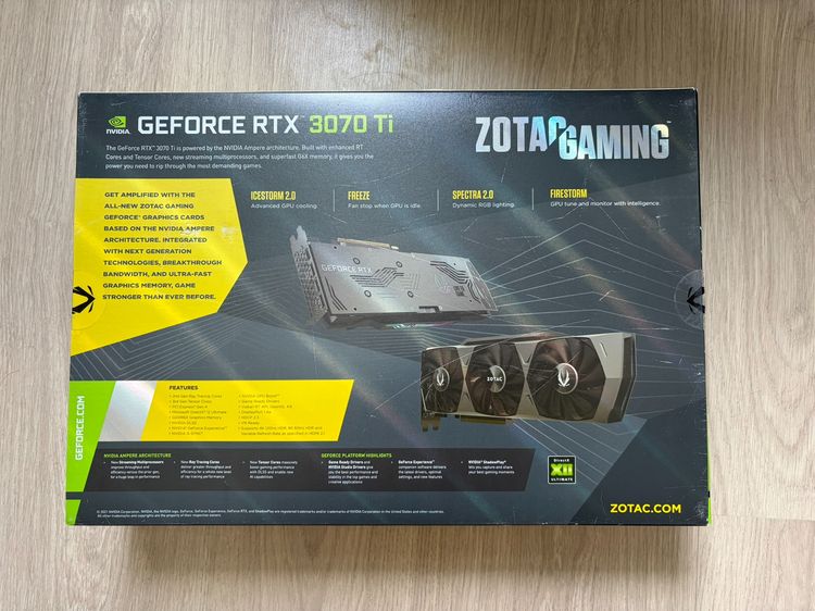การ์ดจอ RTX 3080ti 12GB , RTX 3070ti 8GB และ RTX 3050 OC 8GB รูปที่ 5
