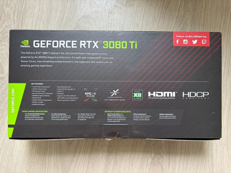 การ์ดจอ RTX 3080ti 12GB , RTX 3070ti 8GB และ RTX 3050 OC 8GB รูปที่ 2