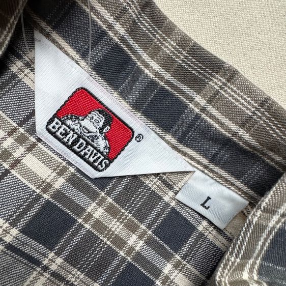 เสื้อเชิ้ต​ Ben David มือหนึ่ง​ Size L รูปที่ 7