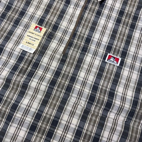 เสื้อเชิ้ต​ Ben David มือหนึ่ง​ Size L รูปที่ 4