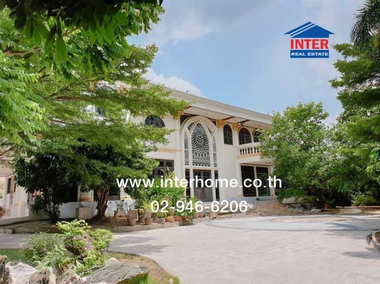 บ้านเดี่ยว 2 ชั้น 398 ตร.ว. หมู่บ้านเมืองทอง1 ติดบึงสีกัน ซอยแจ้งวัฒนะ14 (ซอยริมพะเยา ) ถนนแจ้งวัฒนะ เขตหลักสี่ กรุงเทพมหานคร