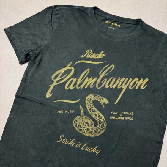 เสื้อยืด Lucky Brand​ ผ้าดีมาก Size SM รูปที่ 2