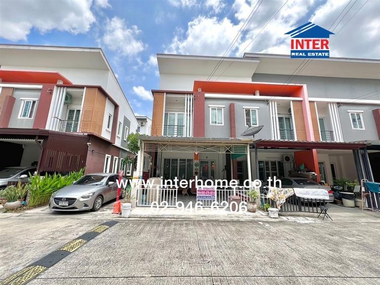ทาวน์โฮม 2 ชั้น 21.7 ตร.ว. หมู่บ้านดิ อิเธอโน่ หทัยราษฎร์ ก่อนซอยหทัยราษฎร์ 33-1 ถนนหทัยราษฎร์ ถนนรามอินทรา ถนนสุวินทวงศ์ เขตคลองสามวา