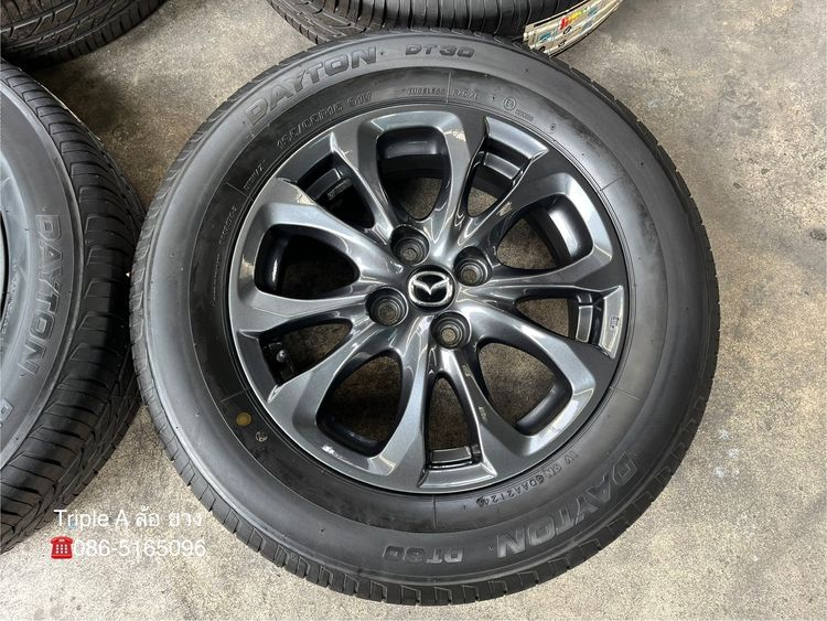 ✨ล้อแม็กพร้อมยางใหม่✨Mazda 2 Skyactiv ขอบ 15 สีดำ รูปที่ 3
