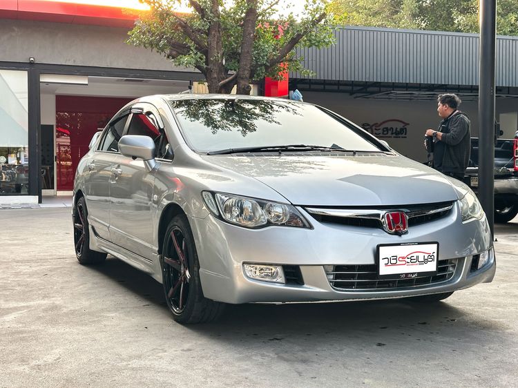 Honda Civic 2008 1.8 S i-VTEC Sedan เบนซิน เกียร์อัตโนมัติ เทา รูปที่ 3