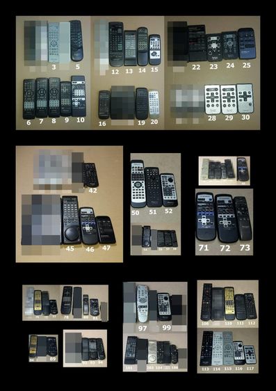 PIONEER REMOTE (5-375) รีโมท ไพโอเนียร์ DVD USB VCD CD TAPE TUNER เครื่องเสียง