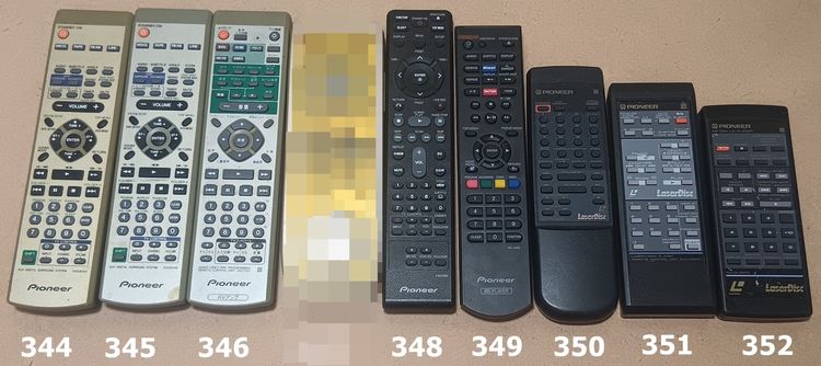 PIONEER REMOTE (5-375) รีโมท ไพโอเนียร์ DVD USB VCD CD TAPE TUNER เครื่องเสียง รูปที่ 6