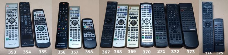 PIONEER REMOTE (5-375) รีโมท ไพโอเนียร์ DVD USB VCD CD TAPE TUNER เครื่องเสียง รูปที่ 7