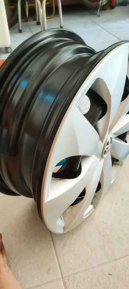 ล้อกระทะ ขอบ14 พร้อมฝาครอบสภาพดี ราคาถูก 4 วง รูปที่ 3