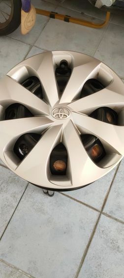 ล้อกระทะ ขอบ14 พร้อมฝาครอบสภาพดี ราคาถูก 4 วง รูปที่ 2