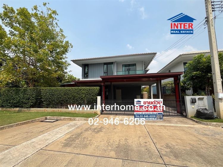 บ้านเดี่ยว 2 ชั้น 66 ตร.ว. หมู่บ้านคณาสิริรังสิต คลอง2 ซอยผู้ใหญ่กำนัน ถนนลำลูกกา ถนนซอยผู้ใหญ่บ้านกำนัน ลำลูกกา ปทุมธานี