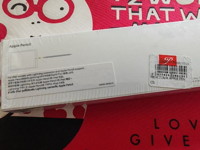 Apple Pencil Gen 1 อุปกรณ์ครบ มือสอง สภาพดี ซื้อศูนย์ รูปที่ 2