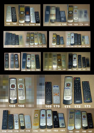 SOKEN REMOTE (1-256) รีโมท โซเคน เครื่องเสียง DVD VCD CD TAPE VDO LASER DISC BLU RAY COMBO รูปที่ 2