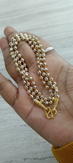 สร้อยคอทองคำขาวงานจิวเวอร์รี่ไม่ลอกไม่ดำยาว 24 นิ้วสวมหัวได้ รูปที่ 17