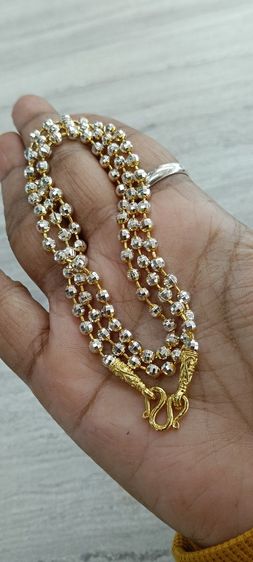 สร้อยคอทองคำขาวงานจิวเวอร์รี่ไม่ลอกไม่ดำยาว 24 นิ้วสวมหัวได้ รูปที่ 14