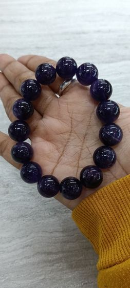 อื่นๆ สร้อยข้อมือ ข้อมือหินอเมทิสแท้  12  มิล