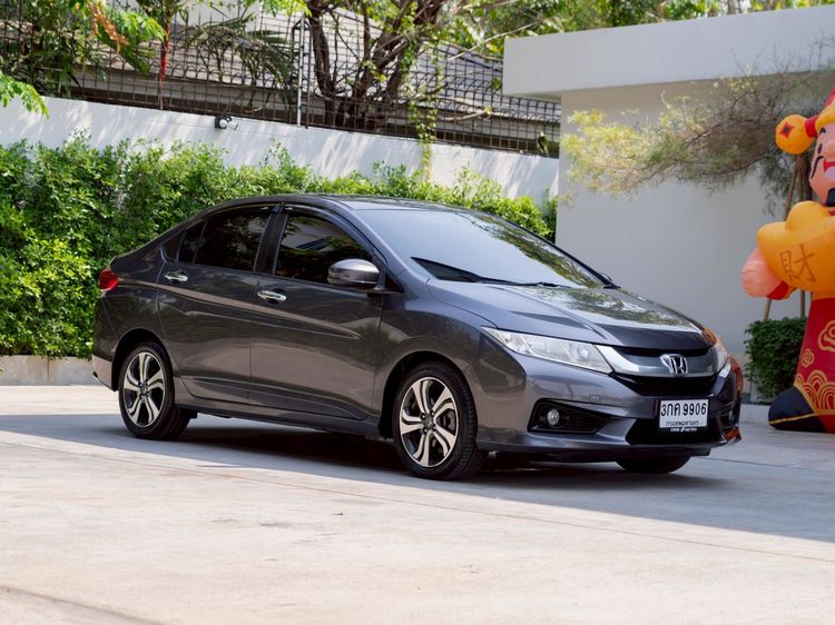 Honda City 2014 1.5 Sv i-VTEC Sedan เบนซิน ไม่ติดแก๊ส เกียร์อัตโนมัติ เทา