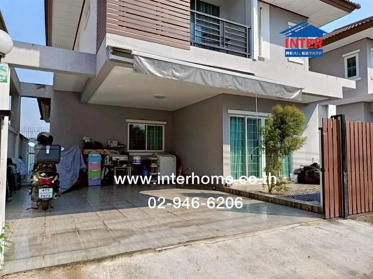 บ้านเเฝด 2 ชั้น 44 ตร.ว. หมู่บ้านเอกกวิน5 ตรงข้าม ซีเจมาร์ท แยกหนองจอก ถนนสังฆสันติสุข เขตหนองจอก กรุงเทพมหานคร รูปที่ 3