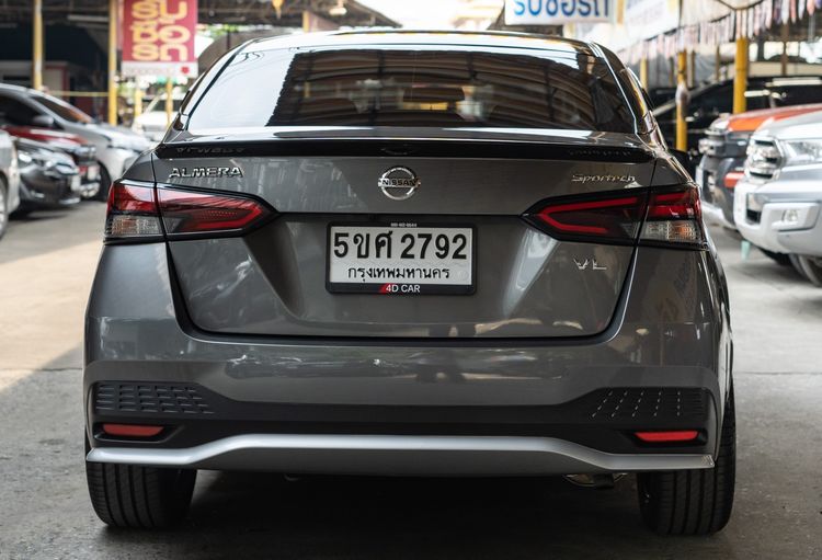 Nissan Almera 2022 1.0 VL Sedan เบนซิน ไม่ติดแก๊ส เกียร์อัตโนมัติ เทา รูปที่ 4