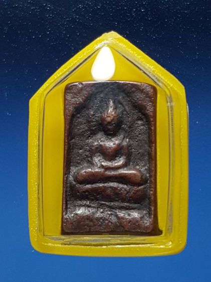 เหรียญหล่อพระพุทธ หลวงปู่ศุข วัดปากคลองมะขามเฒ่า สร้างราวปี2460 ด้านหลังมีลงจารอักขระด้วยหลวงมือหลวงปู่ พระสวยเนื้อจัดเเดงเข้มดูเข้มขลังมาก รูปที่ 4