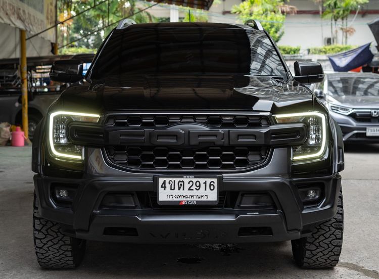 รถ Ford Ranger 2.0 Turbo Hi-Rider Wildtrak สี ดำ