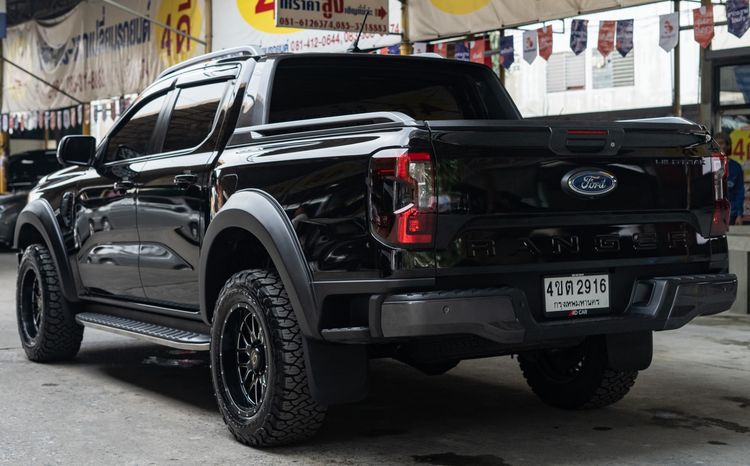 Ford Ranger 2023 2.0 Turbo Hi-Rider Wildtrak Pickup ดีเซล ไม่ติดแก๊ส เกียร์อัตโนมัติ ดำ รูปที่ 3