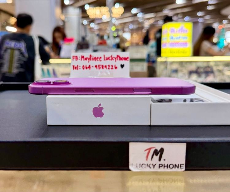 iPhone 16 Plus 128GB สีชมพู สีสวยมาก สุขภาพแบต98 เครื่องสวย รูปที่ 3