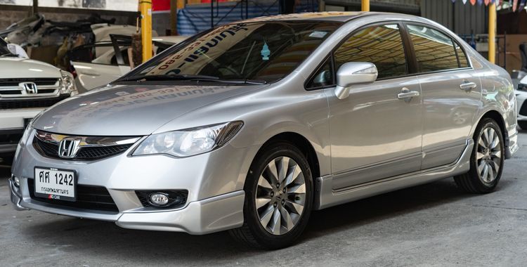 Honda Civic 2012 1.8 E i-VTEC Sedan เบนซิน ไม่ติดแก๊ส เกียร์อัตโนมัติ เทา รูปที่ 2