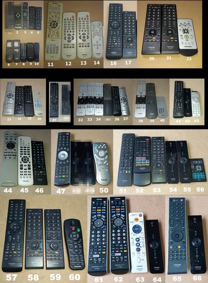 TOSHIBA REMOTE ของแท้ (2-100) รีโมท โตชิบา เครื่องเสียง DVD VCD CD TAPE VDO LASER DISC BLU RAY COMBO