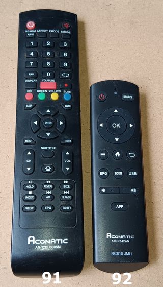 ACONATIC REMOTE (2-99) รีโมท เครื่องเสียง DVD VCD CD TAPE VDO LASER DISC BLU RAY KARAOKE TV รูปที่ 6