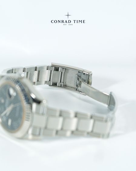 Rolex Datejust II 116334 Grey Roman Dial Oyster Steel 2014 41mm. Fullset  รูปที่ 13