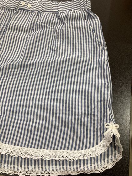 ขาสั้นลายริ้วฟ้า รูปที่ 4