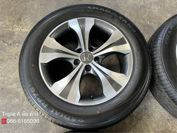 ✨ล้อแม็ก✨Honda CRV G4 ขอบ 18 สีเทาหน้าเงา พร้อมยางป้ายแดง 225-60-18 CHAOYANG💥ปี 25💥 รูปที่ 4