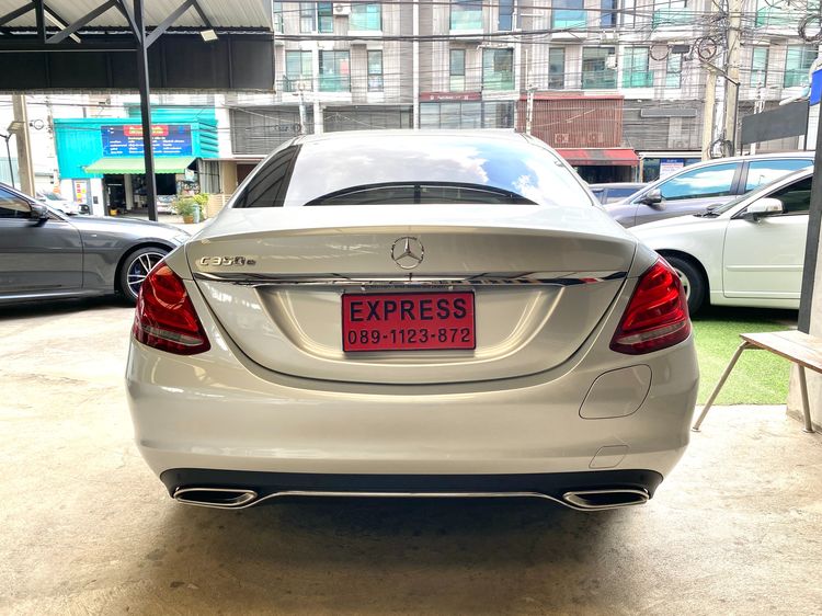 Mercedes-Benz C-Class 2018 C350 Sedan ปลั๊กอินไฮบริด (PHEV) ไม่ติดแก๊ส เกียร์อัตโนมัติ เทา รูปที่ 3