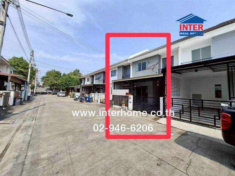 ทาวน์เฮ้าส์ 2 ชั้น 17.8 ตร.ว. หมู่บ้านพฤกษา113 กรุงเทพฯ-ปทุมธานี ใกล้วัดหนองปรง ซอยวัดหนองปรง ถนนกรุงเทพ-ปทุมธานี ถนนราชพฤกษ์ เมืองปทุมธานี  รูปที่ 2