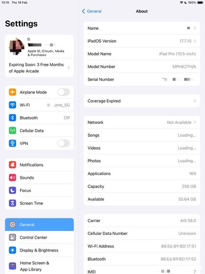 iPad Pro 10.5” 256GB ปี 2018 แถม Apple Pencil และอุปกรณ์ชุดชาร์จใหม่ของแท้พร้อมกล่อง (ใช้เองคนเดียว) รูปที่ 12