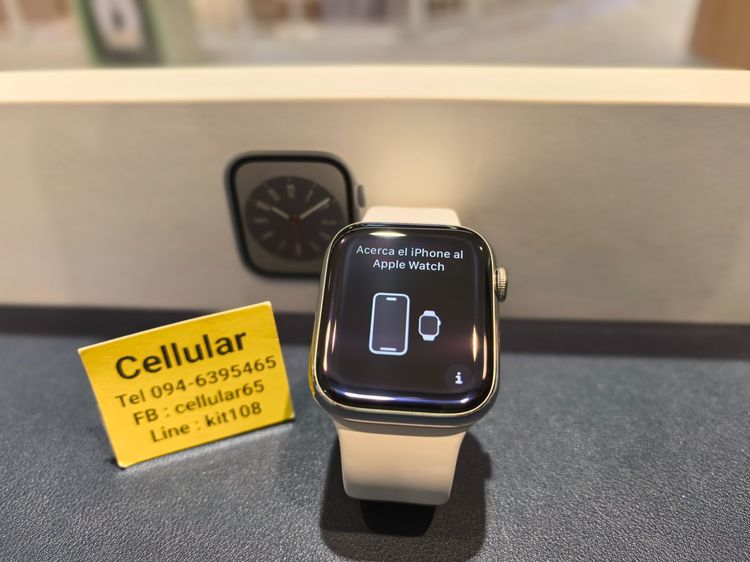 AppleWatch Series8 Stainless 45mm Cellular สภาพสวยมาก เครื่องไทย รูปที่ 3