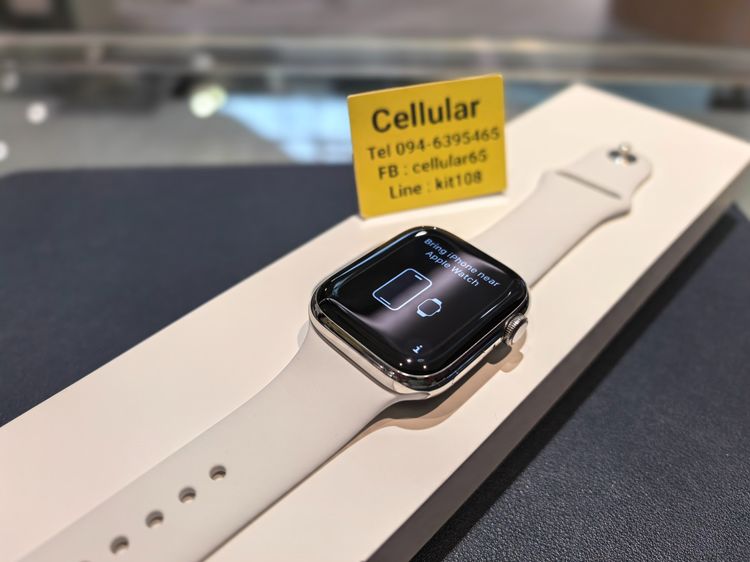 AppleWatch Series8 Stainless 45mm Cellular สภาพสวยมาก เครื่องไทย รูปที่ 4