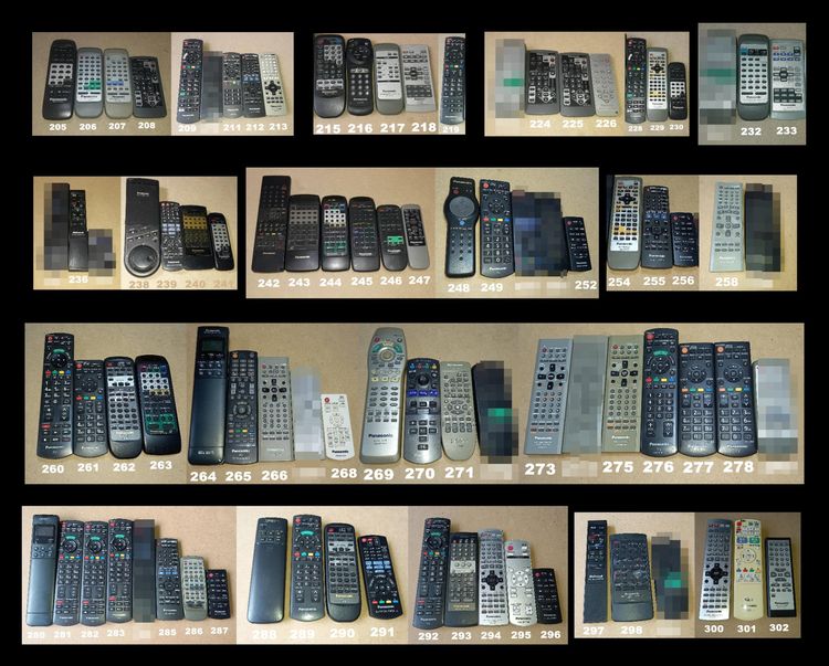 PANASONIC REMOTE (2-302) รีโมท พานาโซนิค เครื่องเสียง DVD VCD CD TAPE VDO LASER DISC BLU RAY TV รูปที่ 3